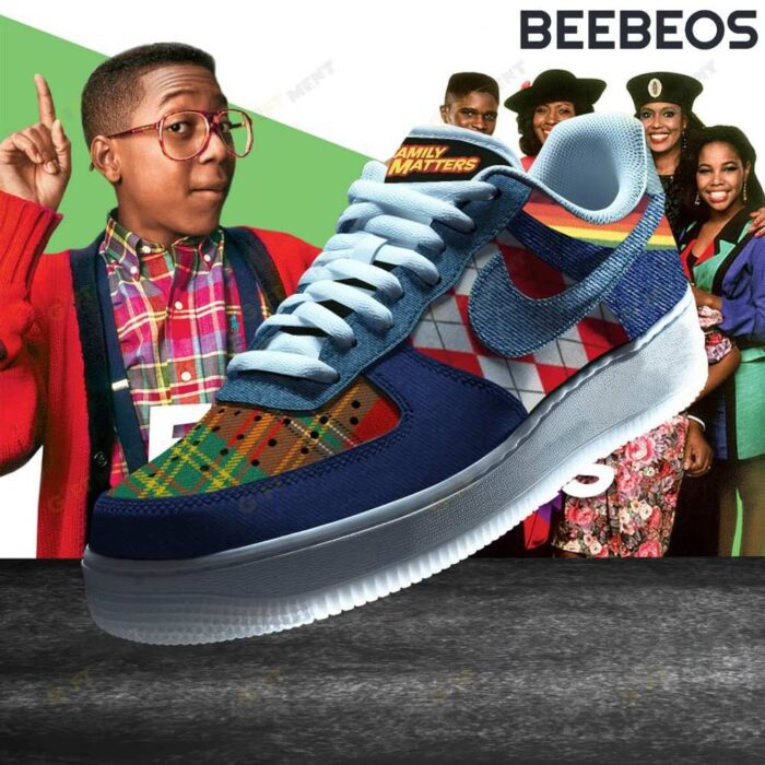 Steve Urkel Family Matter Air Force 1 Shoes AF1 Limited Sneakers EBA1013