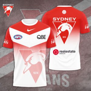 Sydney Swans Unisex T-Shirt Performance Tee GTS5014