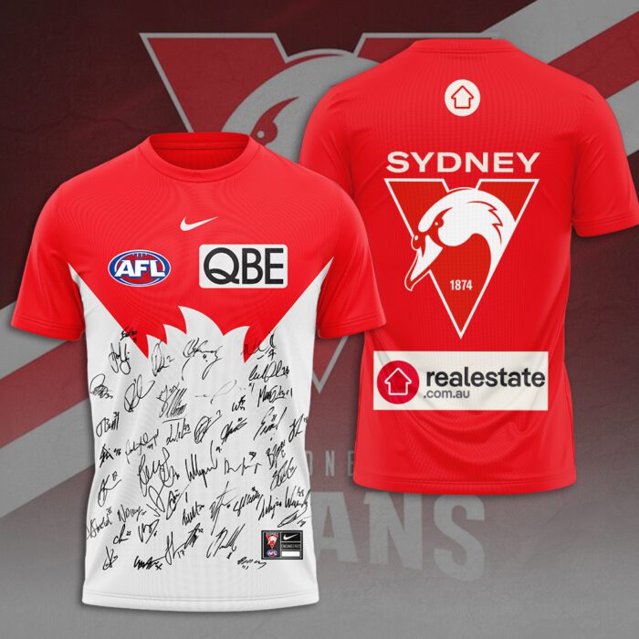 Sydney Swans Unisex T-Shirt Performance Tee GTS5057