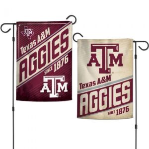 Texas A&m Aggies College Vault 2 Sided Garden Flag Yard Banner