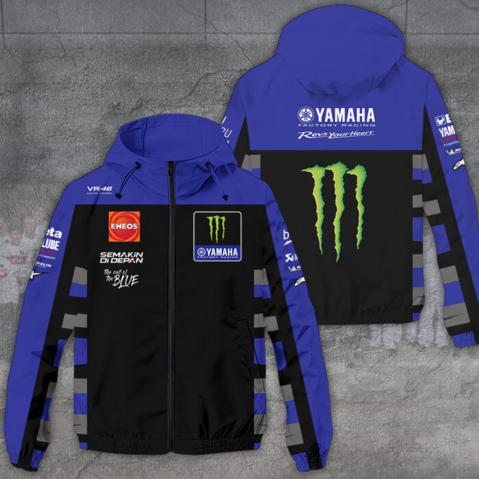 Yamaha Motor Racing 3D Windbreaker Jacket GWJ1024