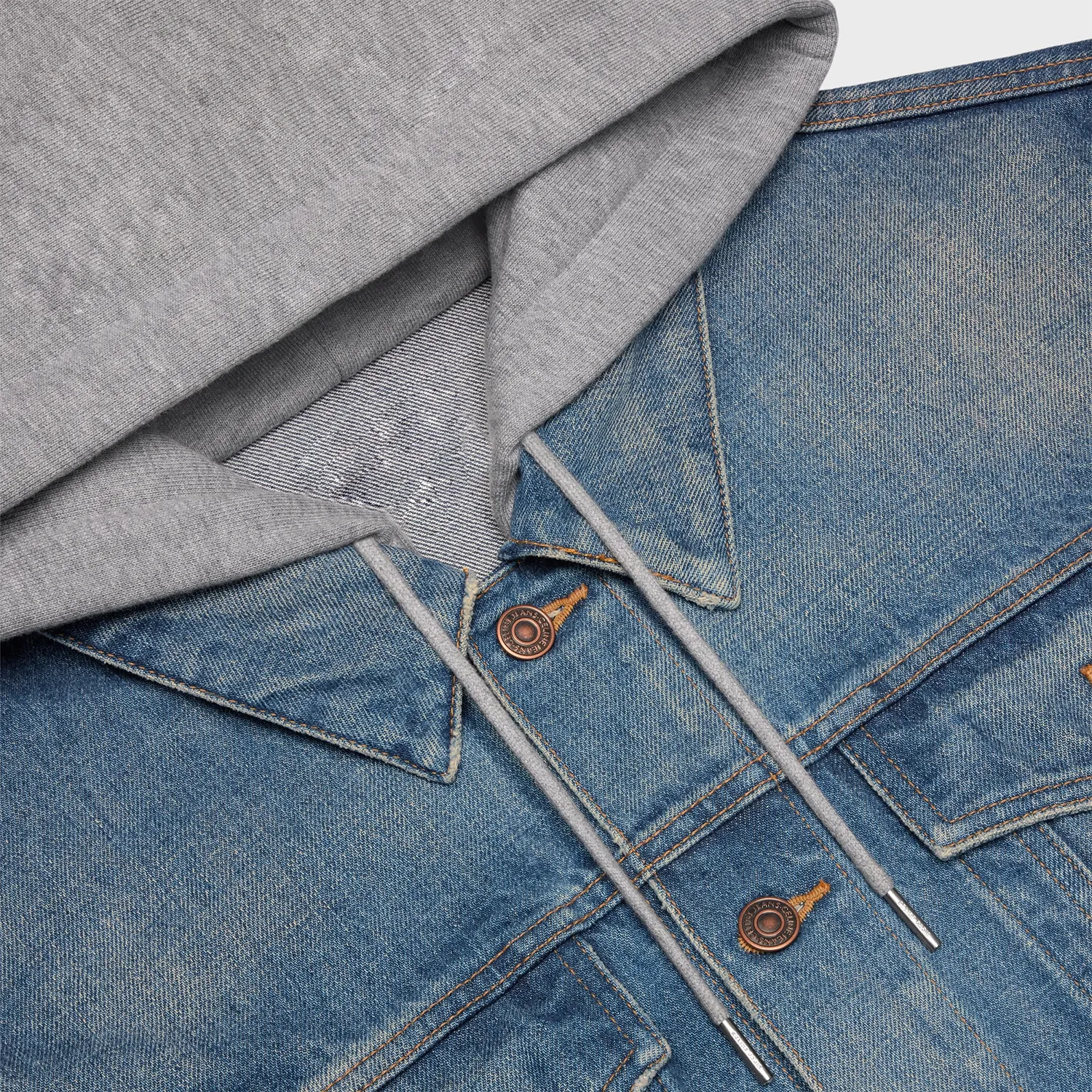 Hooded Denim Jacket LDN1114