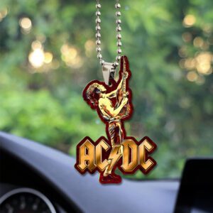 AC/DC Custom Shape 2-sided Acrylic Car Ornament GOM1092