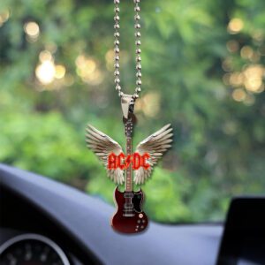 AC/DC Custom Shape 2-sided Acrylic Car Ornament GOM1125