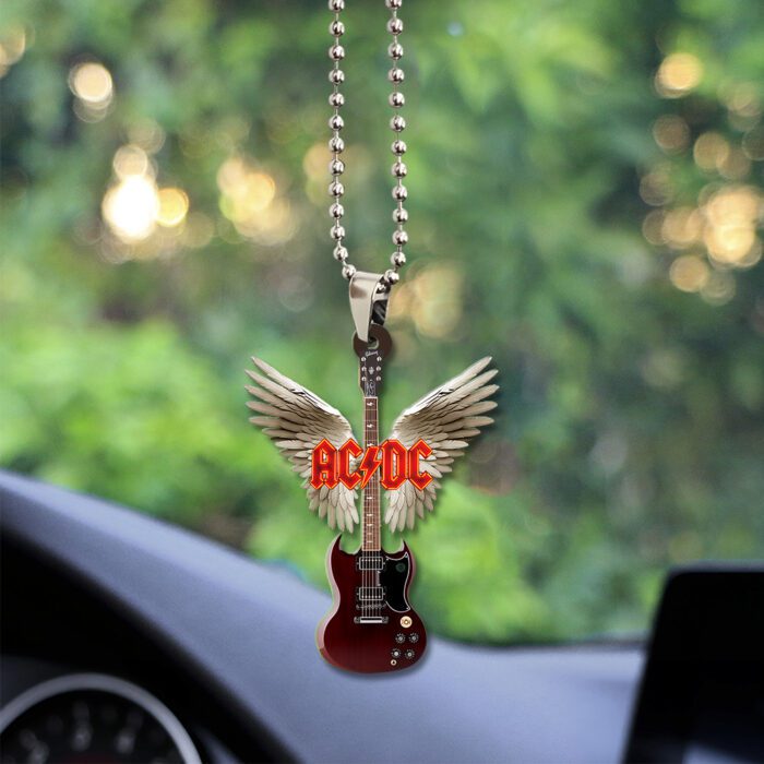 AC/DC Custom Shape 2-sided Acrylic Car Ornament GOM1125