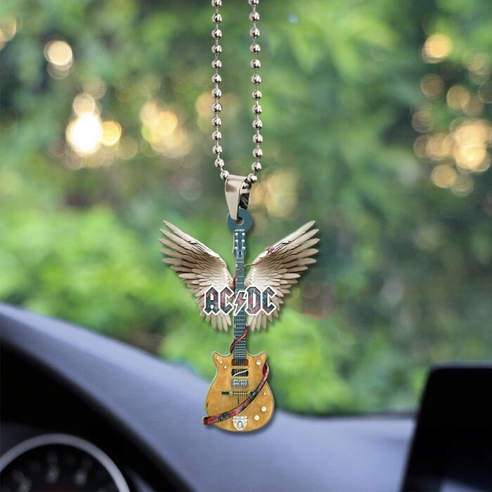 AC/DC Custom Shape 2-sided Acrylic Car Ornament GOM1221