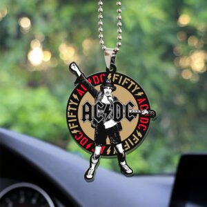 AC/DC Custom Shape 2-sided Acrylic Car Ornament GOM1374