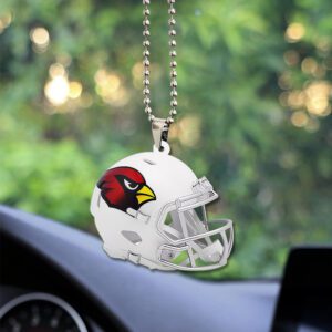 Arizona Cardinals Custom Shape 2-sided Acrylic Car Ornament GOM1343