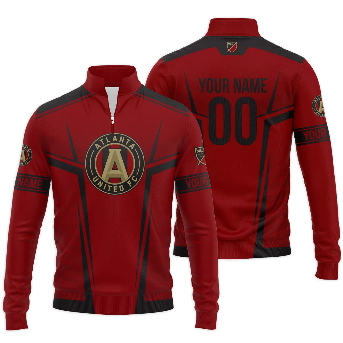 Atlanta United MLS Quarter Zip Jacket LQZ1018