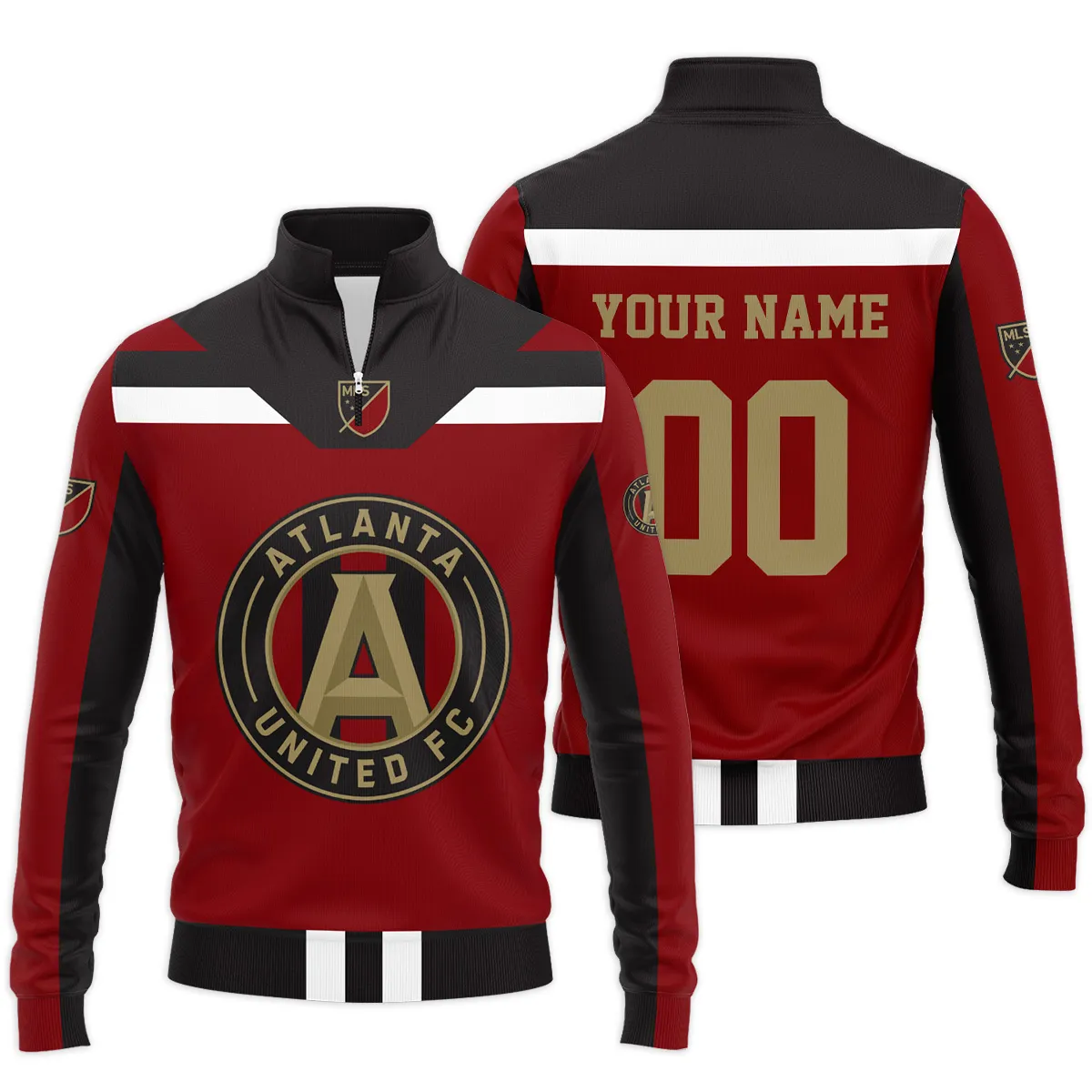 Atlanta United MLS Quarter Zip Jacket LQZ1024