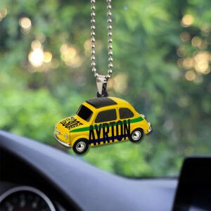 Ayrton Senna Custom Shape 2-sided Acrylic Car Ornament GOM1128