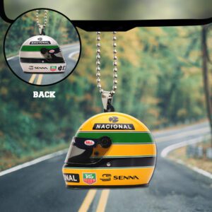 Ayrton Senna Custom Shape 2-sided Acrylic Car Ornament GOM1129