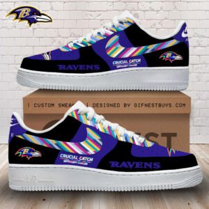 Baltimore Ravens Air Force 1 Sneaker GNC1132