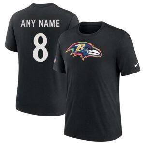 Baltimore Ravens Personalized NFL Crucial Catch Intercept Cancer 2024 Performance Unisex Shirt