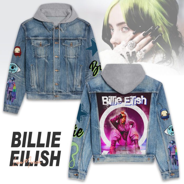 Billie Eilish Hooded Denim Jacket LDN1016