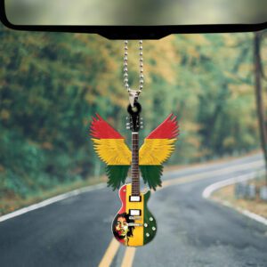 Bob Marley Custom Shape 2-sided Acrylic Car Ornament GOM1101