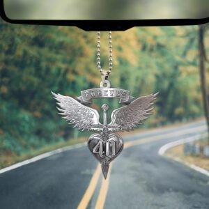 Bon Jovi Custom Shape 2-sided Acrylic Car Ornament GOM1253