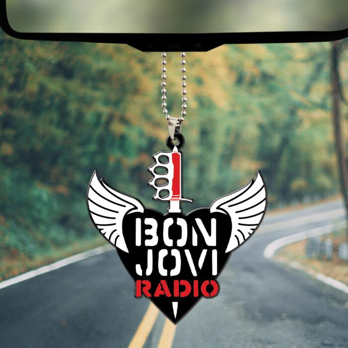 Bon Jovi Custom Shape 2-sided Acrylic Car Ornament GOM1264