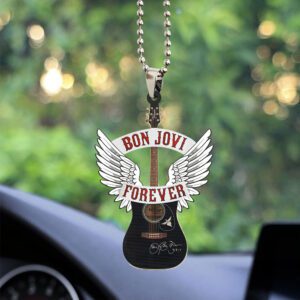 Bon Jovi Custom Shape 2-sided Acrylic Car Ornament GOM1270