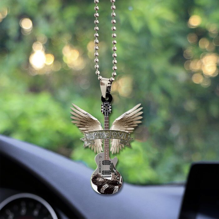 Bon Jovi Custom Shape 2-sided Acrylic Car Ornament GOM1271