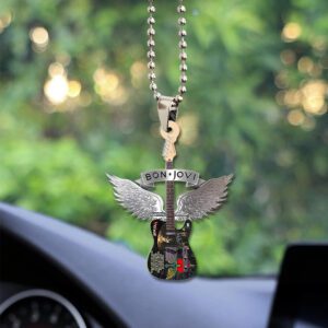 Bon Jovi Custom Shape 2-sided Acrylic Car Ornament GOM1272