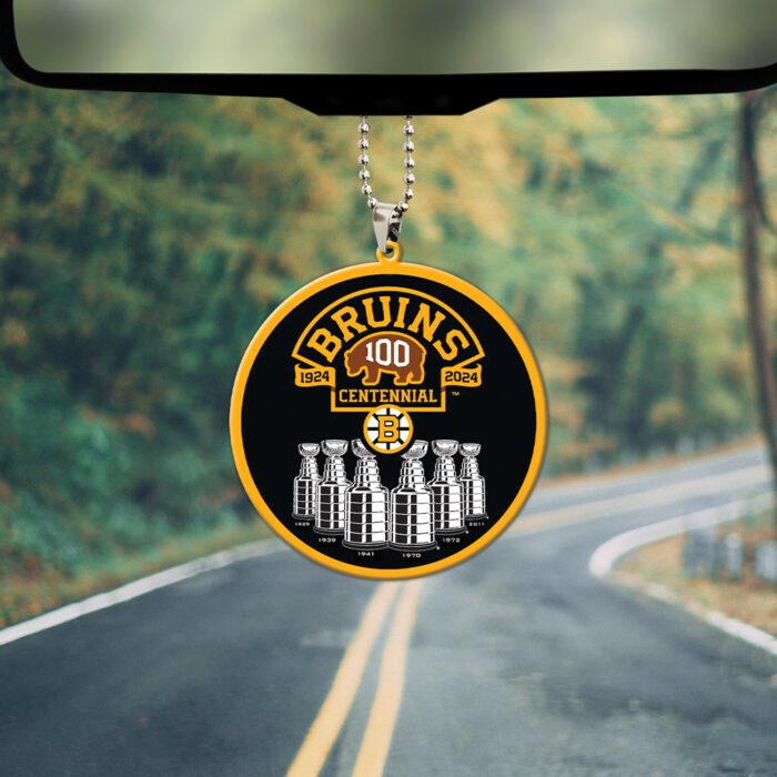 Boston Bruins Custom Shape 2-sided Acrylic Car Ornament GOM1383