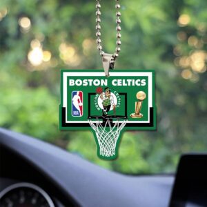 Boston Celtics Custom Shape 2-sided Acrylic Car Ornament GOM1174