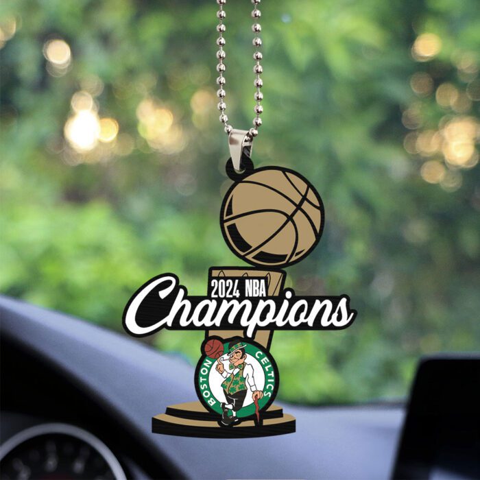 Boston Celtics Custom Shape 2-sided Acrylic Car Ornament GOM1185