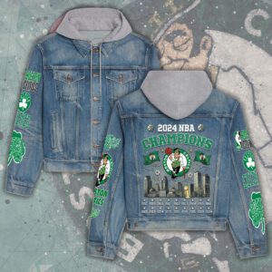 Boston Celtics Women's Denim Hood Jacket GDN131