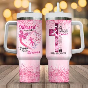 Breast Cancer Awareness 40oz Stanley Tumbler ACA1025