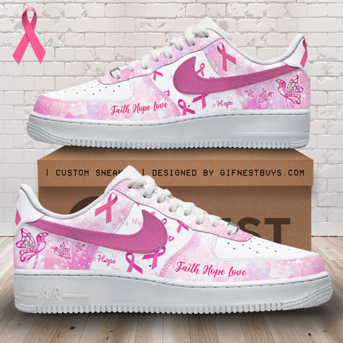 Breast Cancer Awareness Air Force 1 Sneaker ACA1012