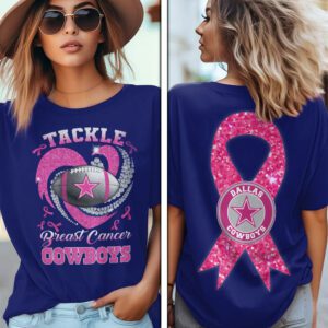 Breast Cancer Awareness x Dallas Cowboys Unisex T-Shirt ACA1037