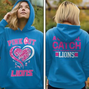 Breast Cancer Awareness x Detroit Lions Unisex 3D Hoodie ACA1004