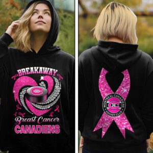 Breast Cancer Awareness x Montreal Canadiens Unisex 3D Hoodie ACA1007