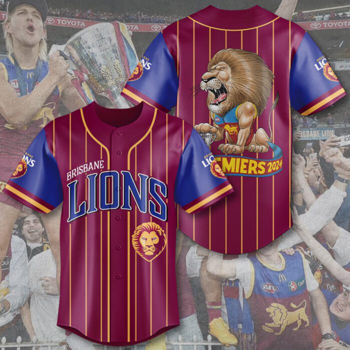 Brisbane Lions Baseball Jersey