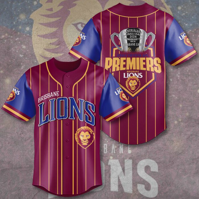 Brisbane Lions Baseball Jersey