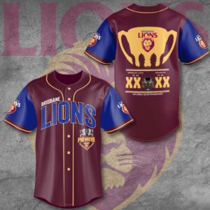 Brisbane Lions Baseball Jersey