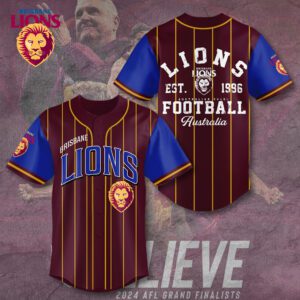 Brisbane Lions Baseball Jersey