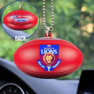 Brisbane Lions Custom Shape 2-sided Acrylic Car Ornament GOM1016