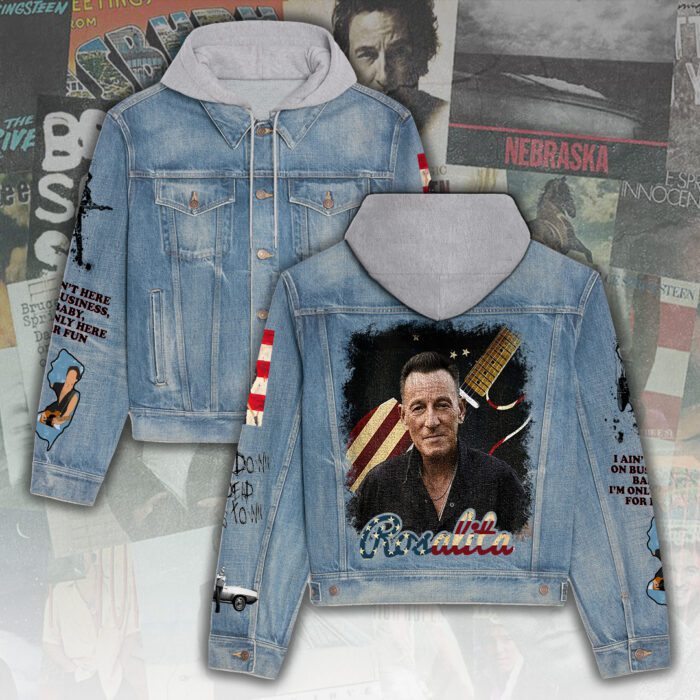 Bruce Springsteen Women's Denim Hood Jacket GDN111