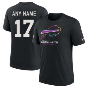 Buffalo Bills Personalized NFL Crucial Catch Intercept Cancer 2024 Performance Unisex Shirt