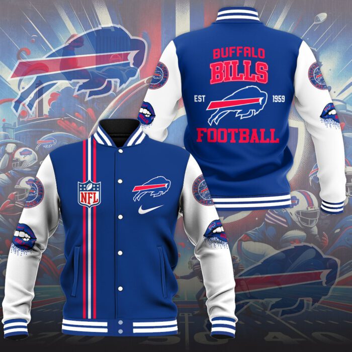 Buffalo Bills Varsity Jacket Baseball Jacket GNC1004