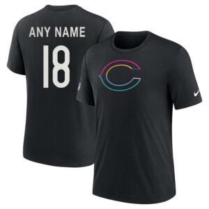 Chicago Bears Personalized NFL Crucial Catch Intercept Cancer 2024 Performance Unisex Shirt