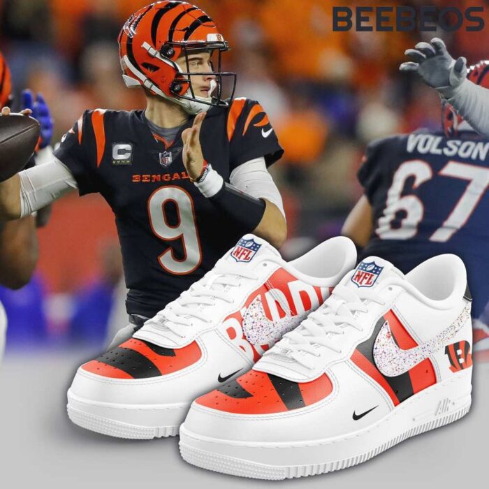 Cincinnati Bengals NFL Nike Air Force 1 Shoes AF1 Limited Sneakers