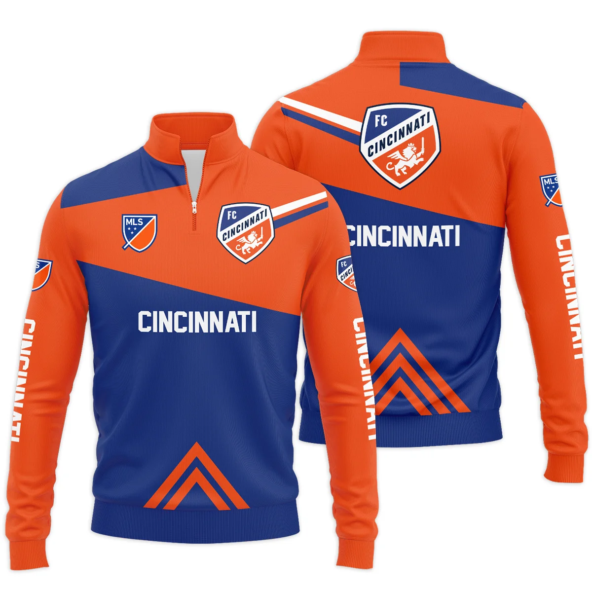 Cincinnati MLS Quarter Zip Jacket LQZ1116