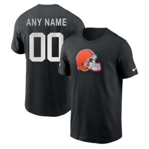 Cleveland Browns Personalized NFL Crucial Catch Intercept Cancer 2024 Performance Unisex Shirt