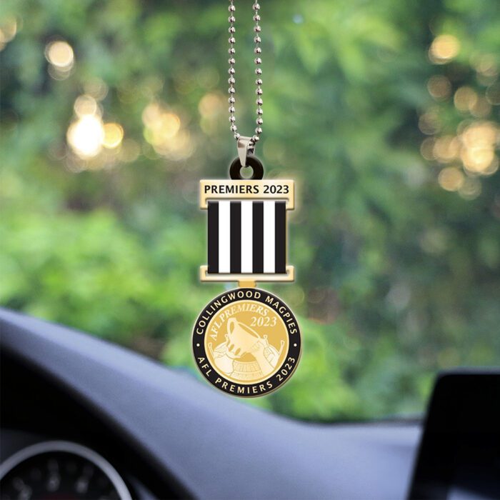 Collingwood FC Custom Shape 2-sided Acrylic Car Ornament GOM1426