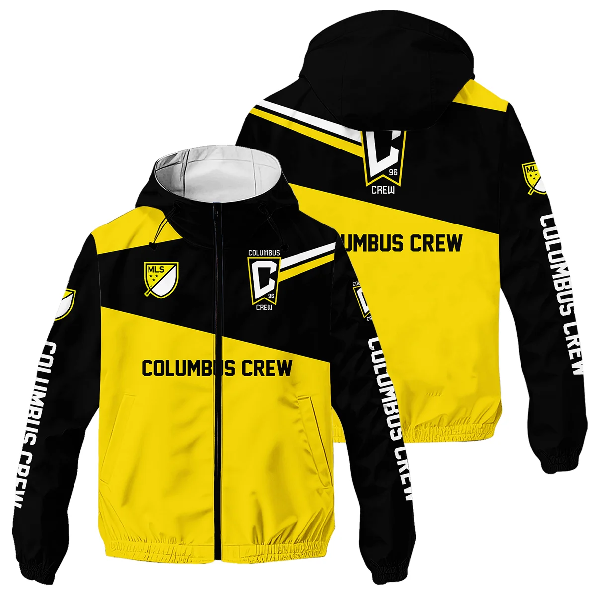 Columbus Crew MLS Windbreaker Outdoor Jacket