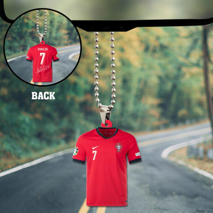 Cristiano Ronaldo x Portugal National Football Team Custom Shape 2-sided Acrylic Car Ornament GOM1152