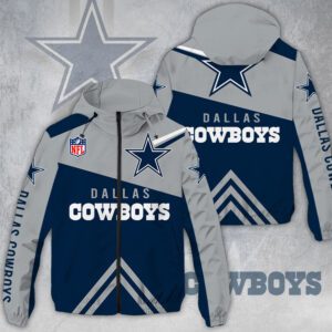 Dallas Cowboys 3D Windbreaker Jacket GNC1131